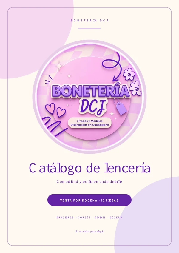 Portada de Lencería por docena · 61 modelos