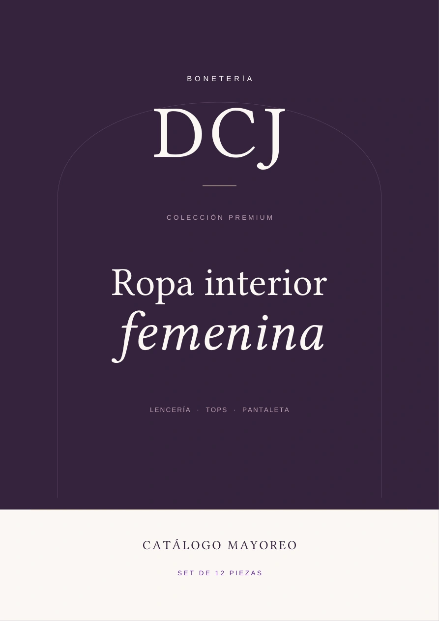 Portada de Colección Premium · Ropa interior femenina