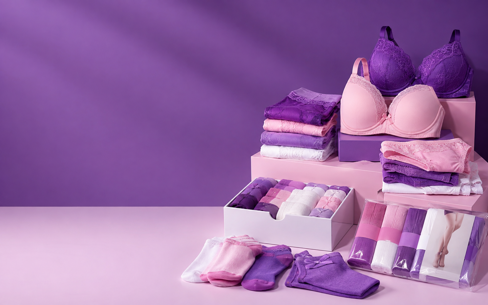 Productos de bonetería y ropa interior al mayoreo