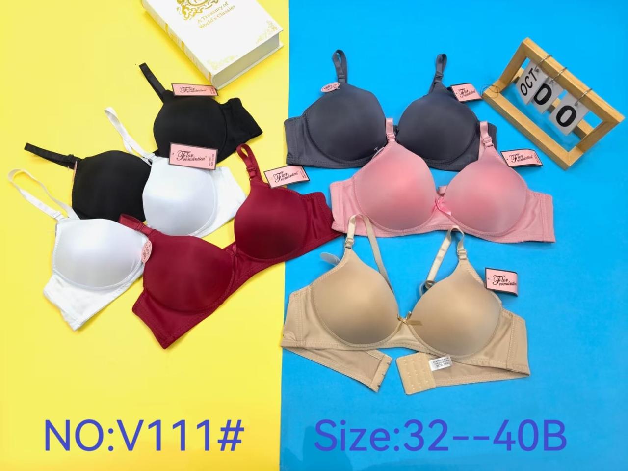 Brasier básico de copas lisas con moño central, copa B, código V111#